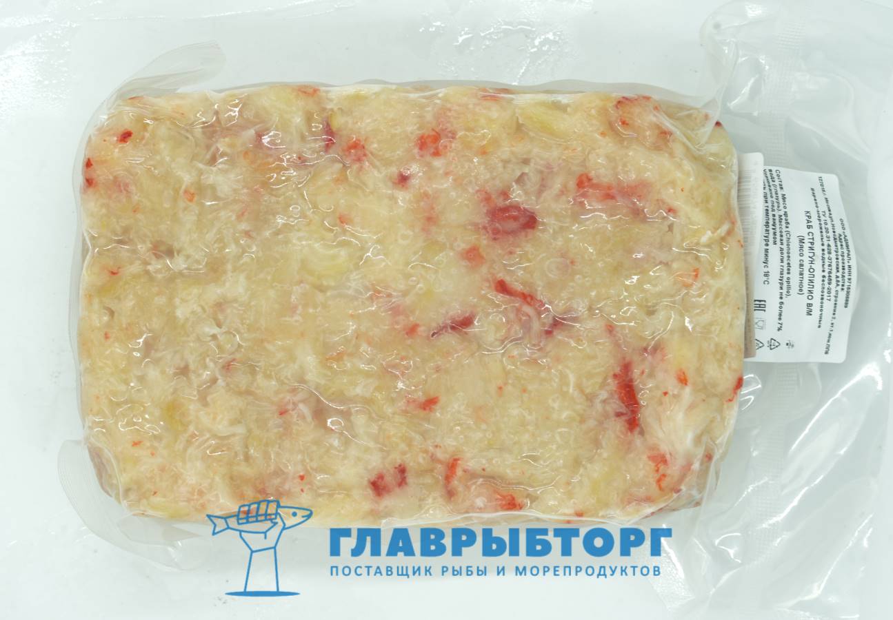 Краб стригун-опилио мясо салатное в/м 1кг